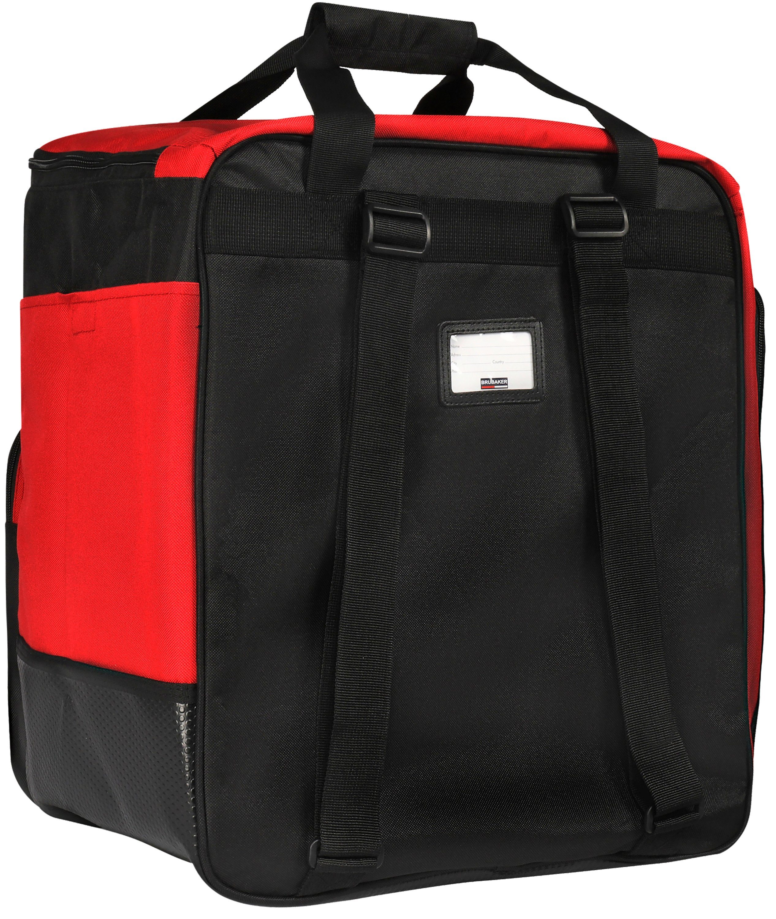 BRUBAKER Sporttasche Carver Pro Skitasche Kombi Set (2-tlg., reißfest und nässeabweisend), Skisack und Skischuhtasche für 1 Paar Ski