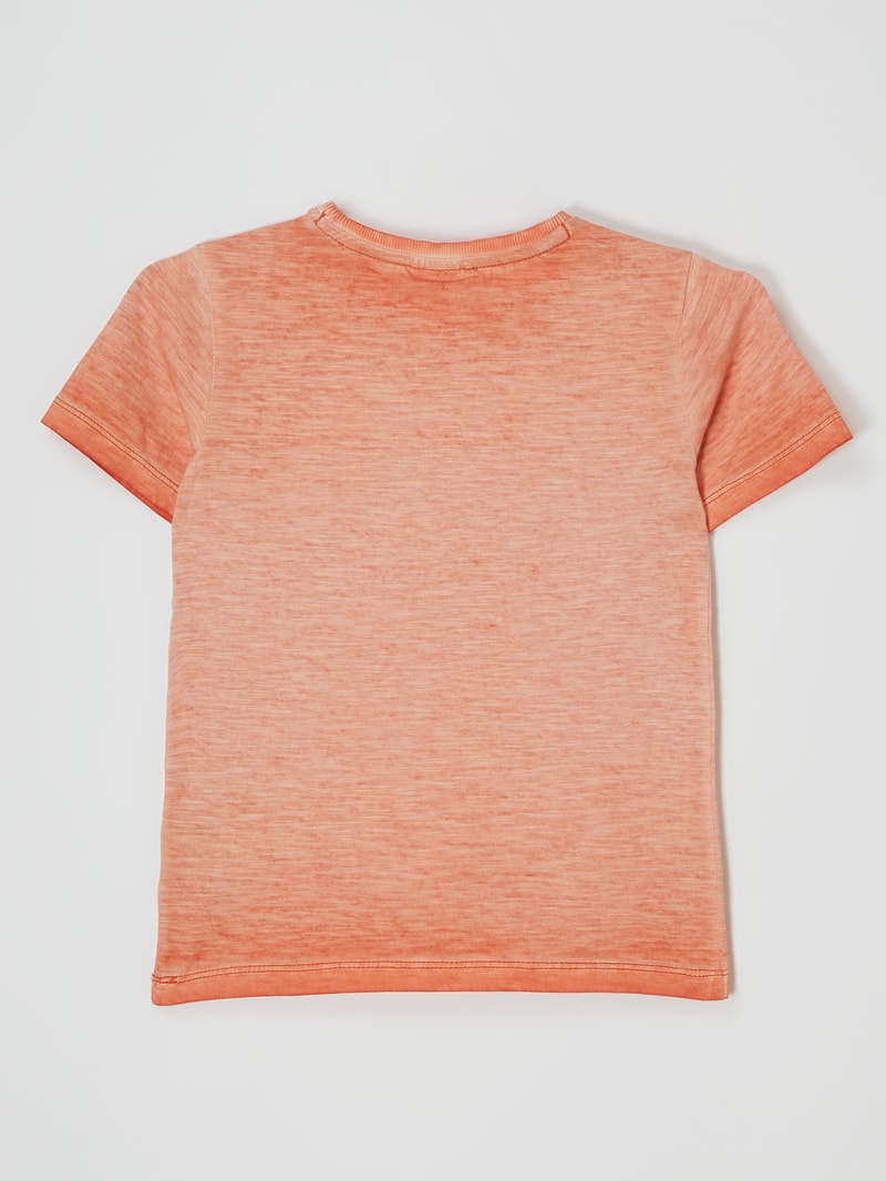 T-Shirt aus Baumwolle in orange