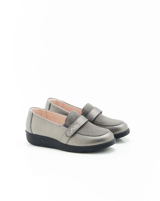Mocassins bi-matière