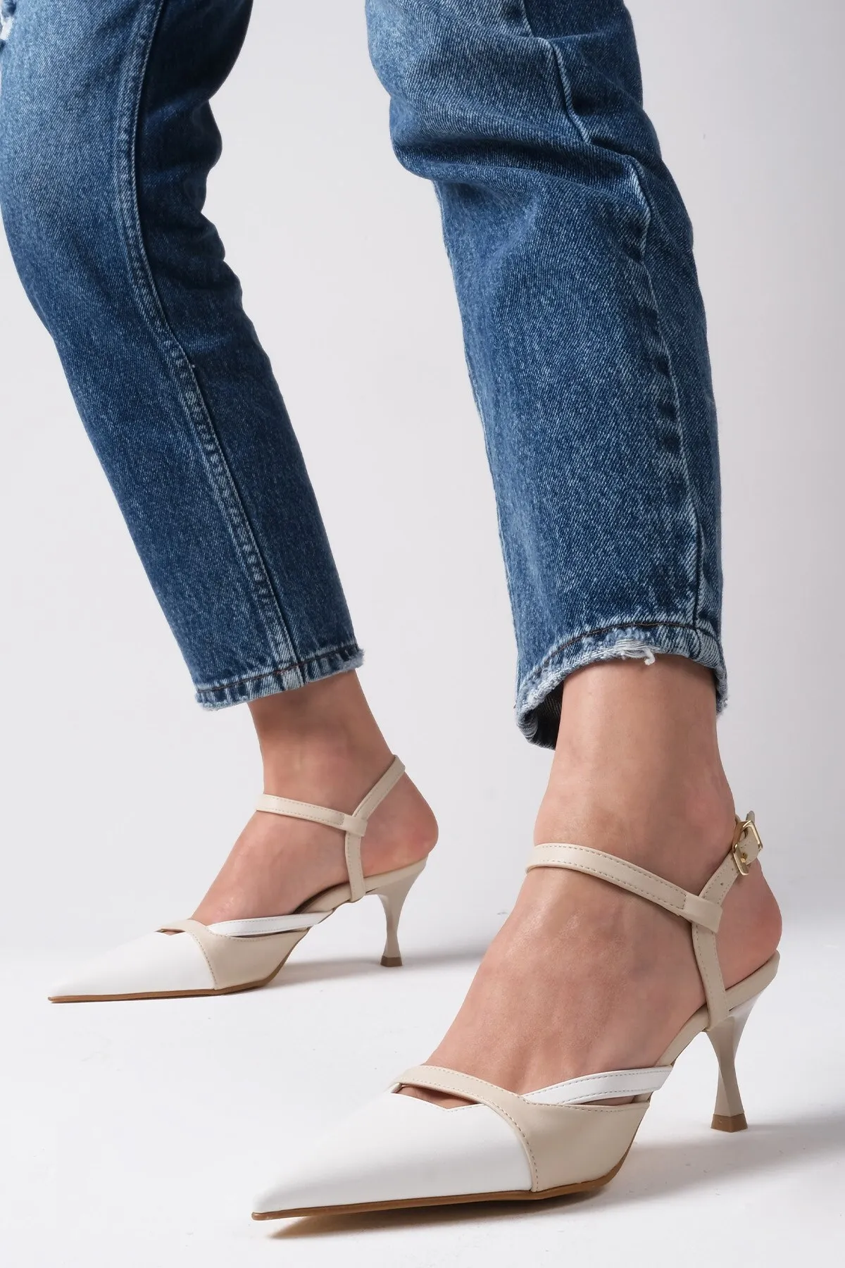 Mio Gusto  High Heels - Weiß - Pfennigabsatz/Stiletto