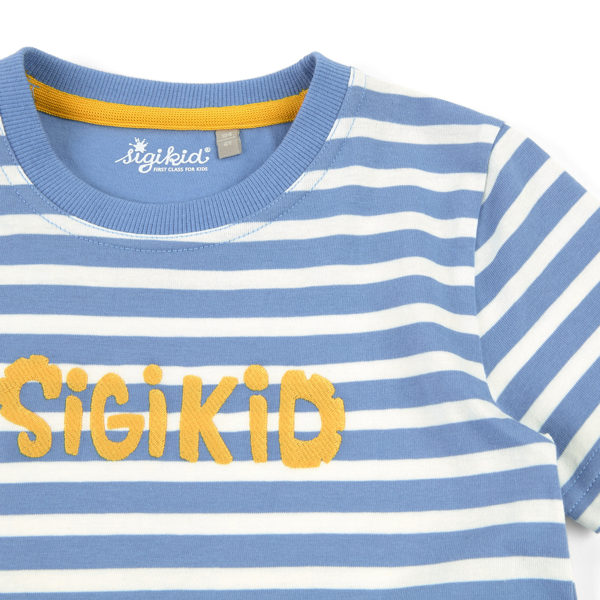 Kinder Ringel T-Shirt, blau-weiß