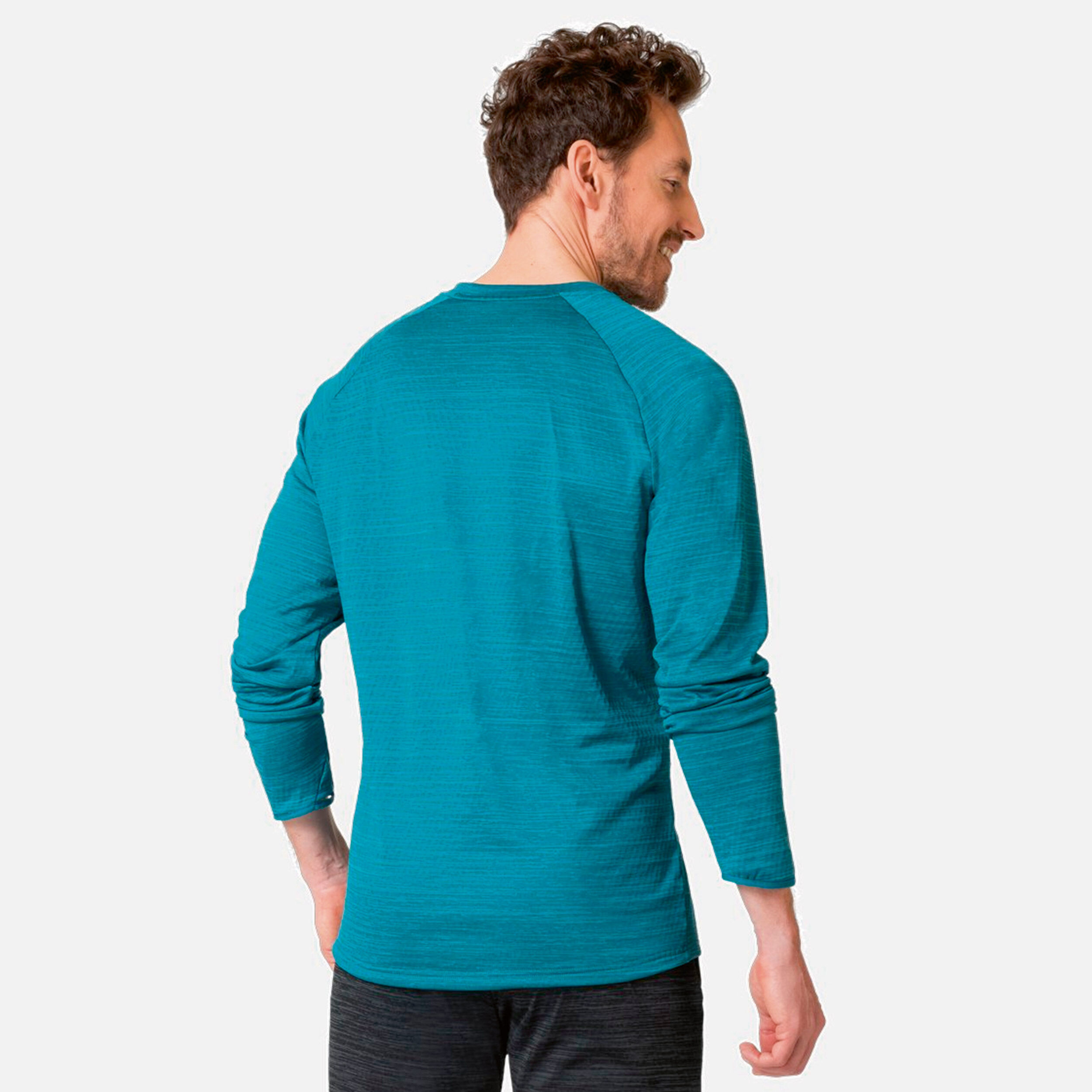 Essential Thermal Mid Layer Lauftop Herren - Petrol