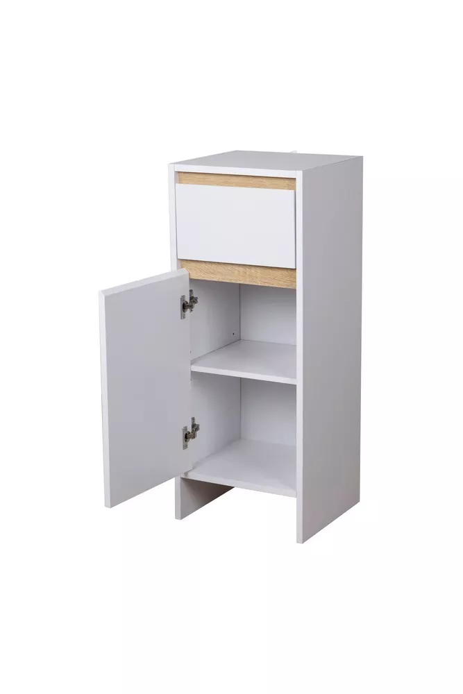 Happy Home Happy Home Badschrank mit 1 Tür und Schublade - Weiß