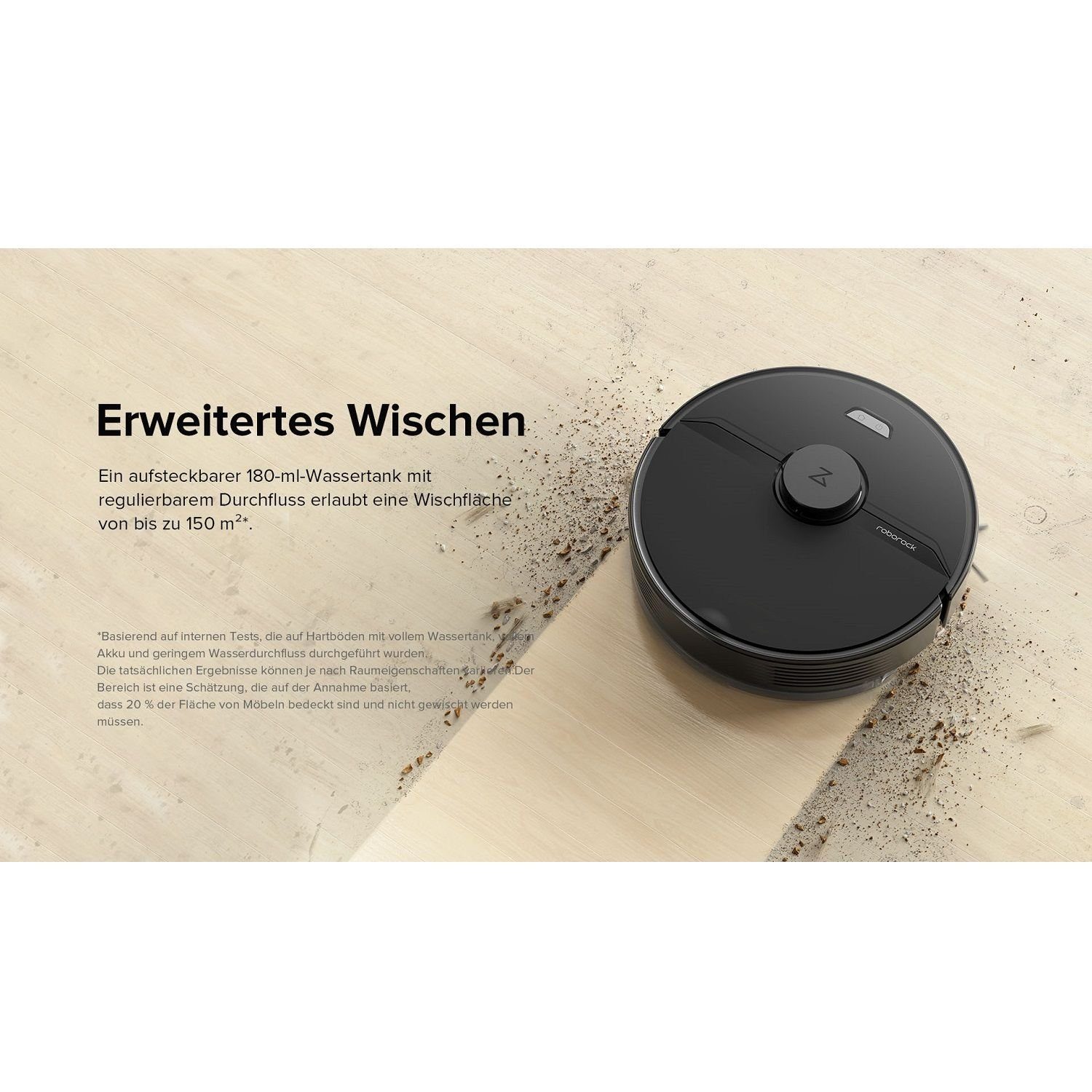 Roborock Akku-Hand-und Stielstaubsauger Q7 Vacuum Cleaner Saug- Wischroboter LiDAR Navigation 2700Pa, 58 W