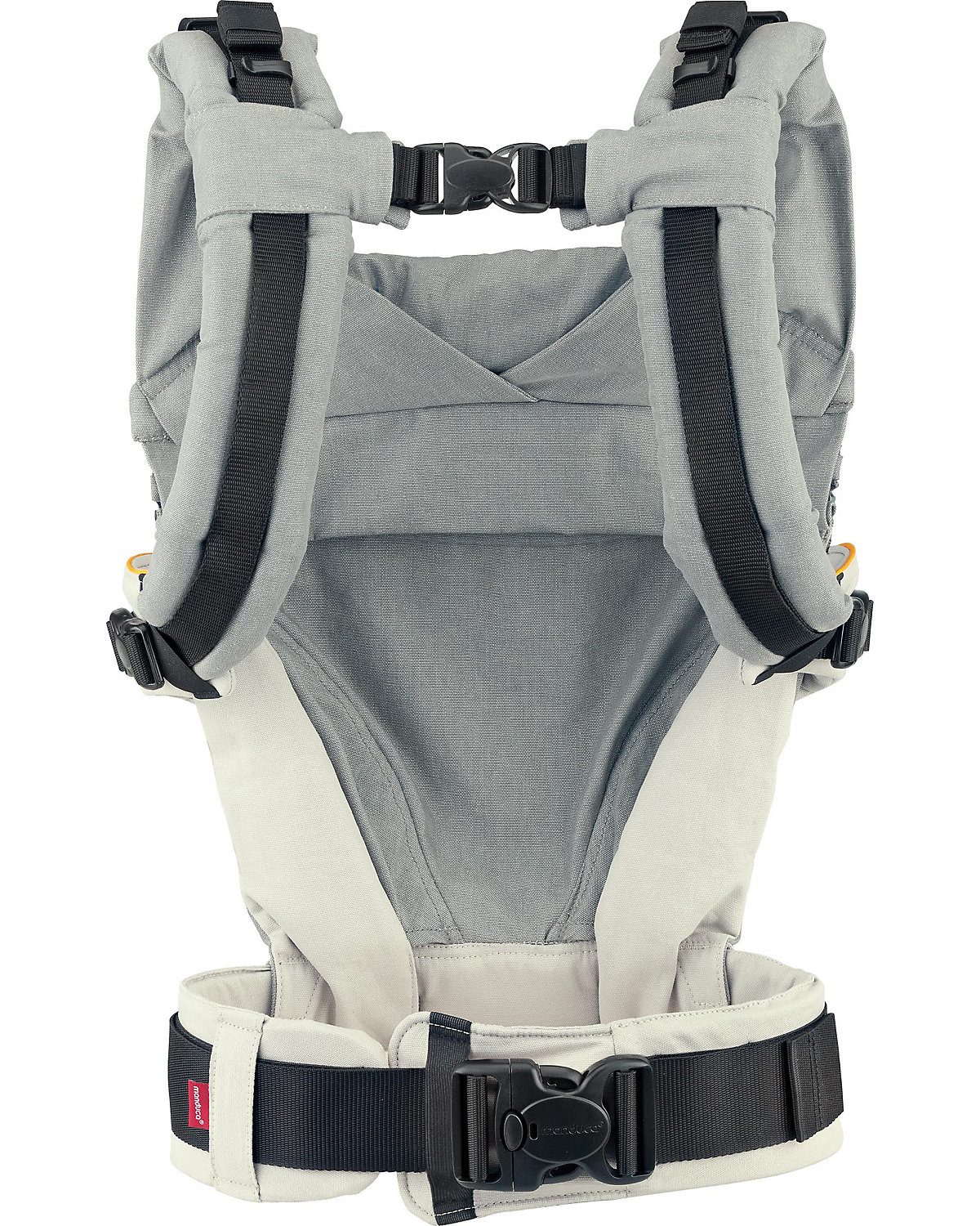 Babytrage XT Cotton grey-orange