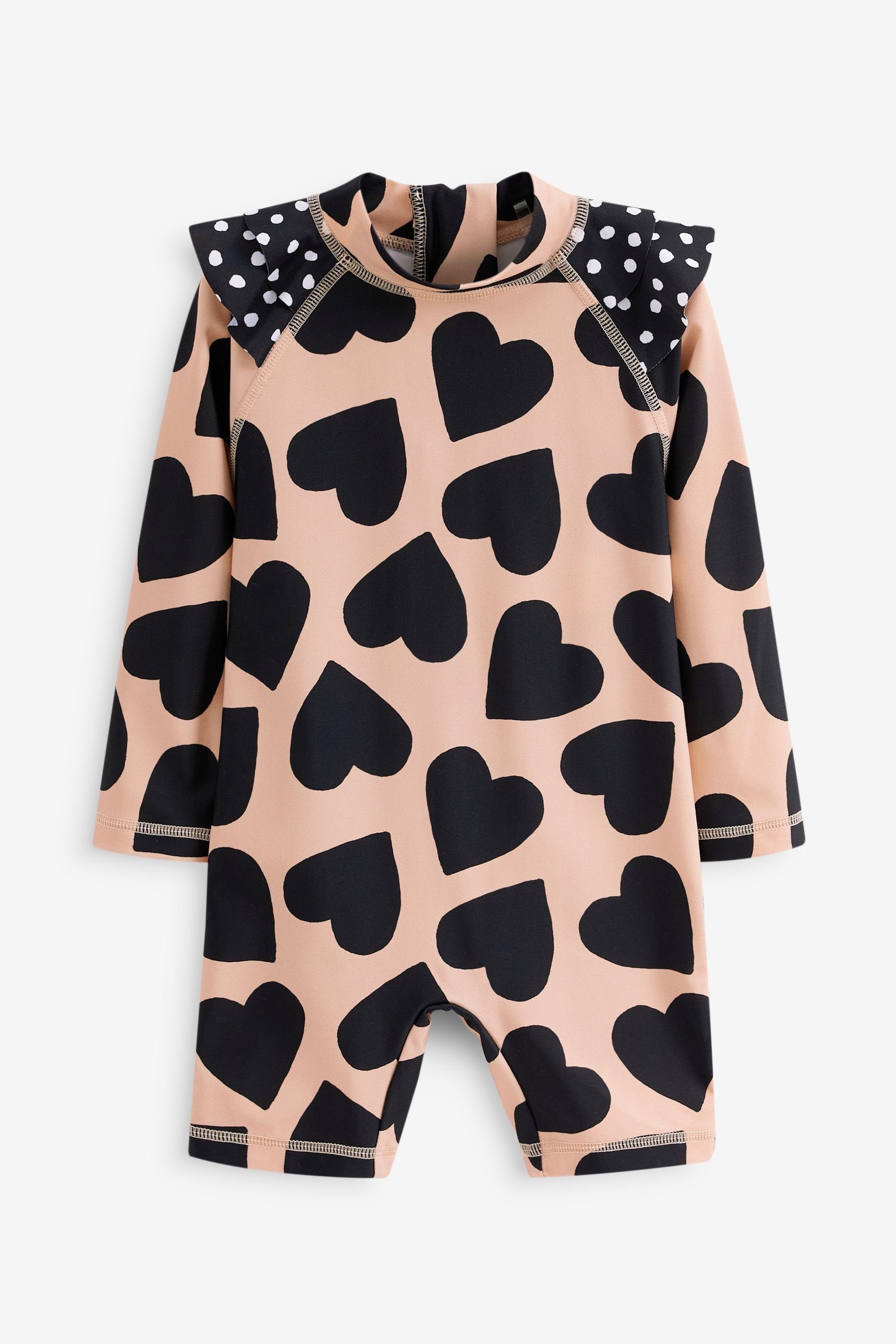 Myleene Klass Badeanzug Myleene Klass Sonnenschutz-Badeanzug Herzmuster (2-St)