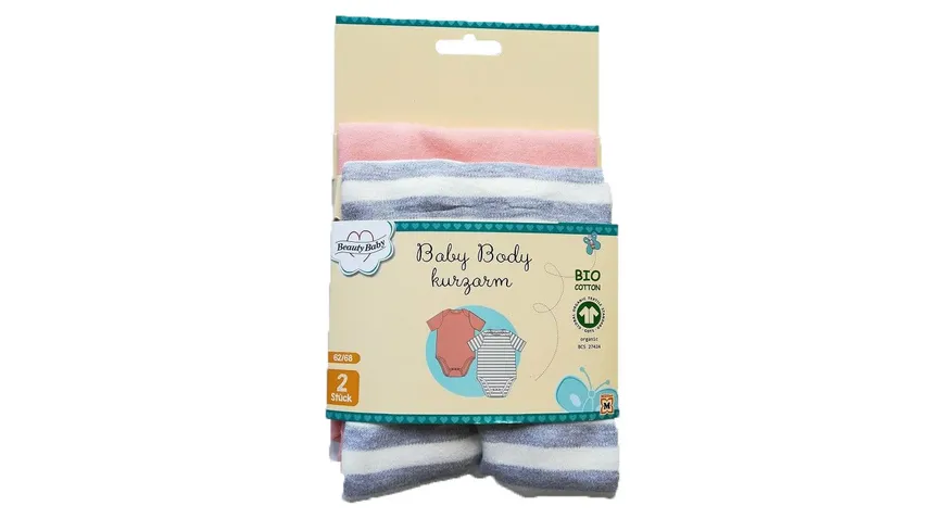 Beauty Baby Body, kurzarm, 2er Set