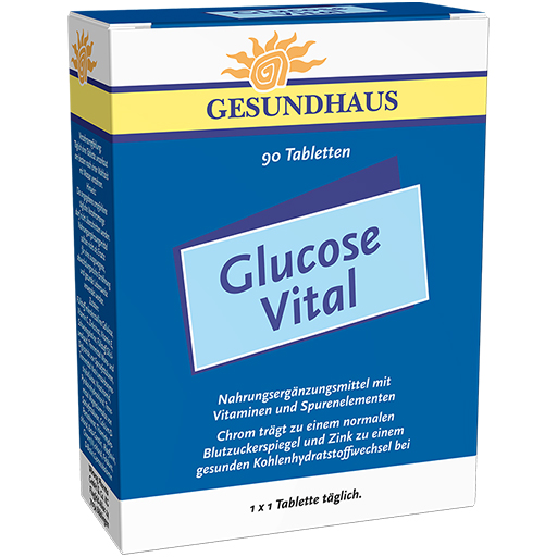 GESUNDHAUS Glucose Vital Tabletten  90 St  Tabletten