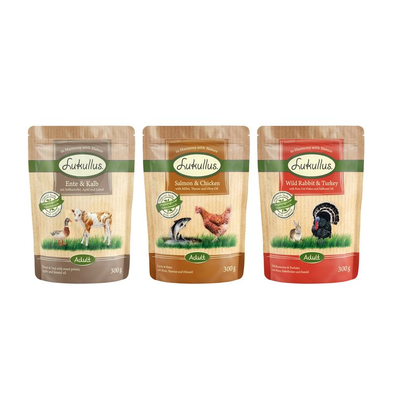 Sparpaket Lukullus Frischebeutel 48 x 300 g