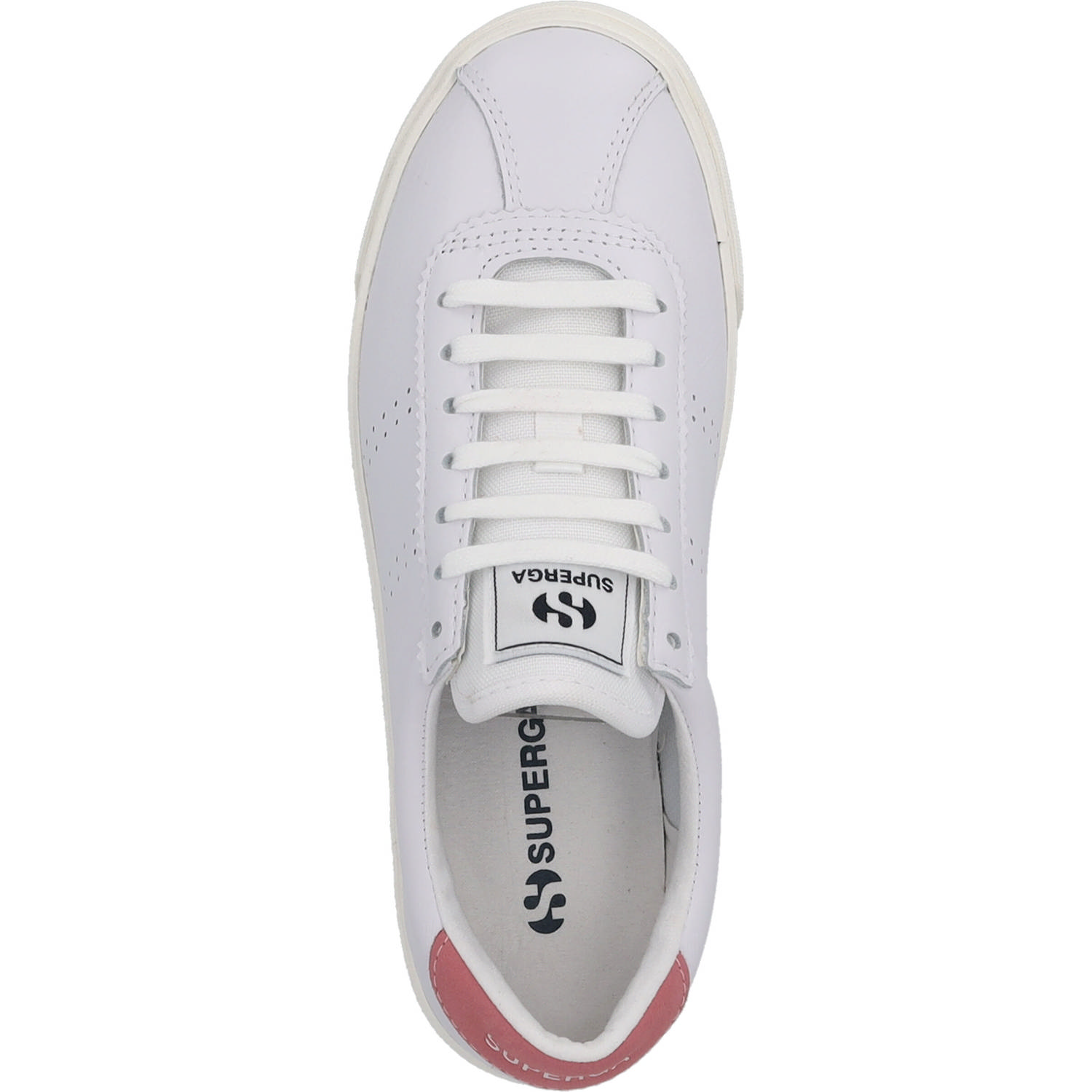 Superga 2843 Club S S7126CW, Sneakers Low, Damen, white pink favorio
