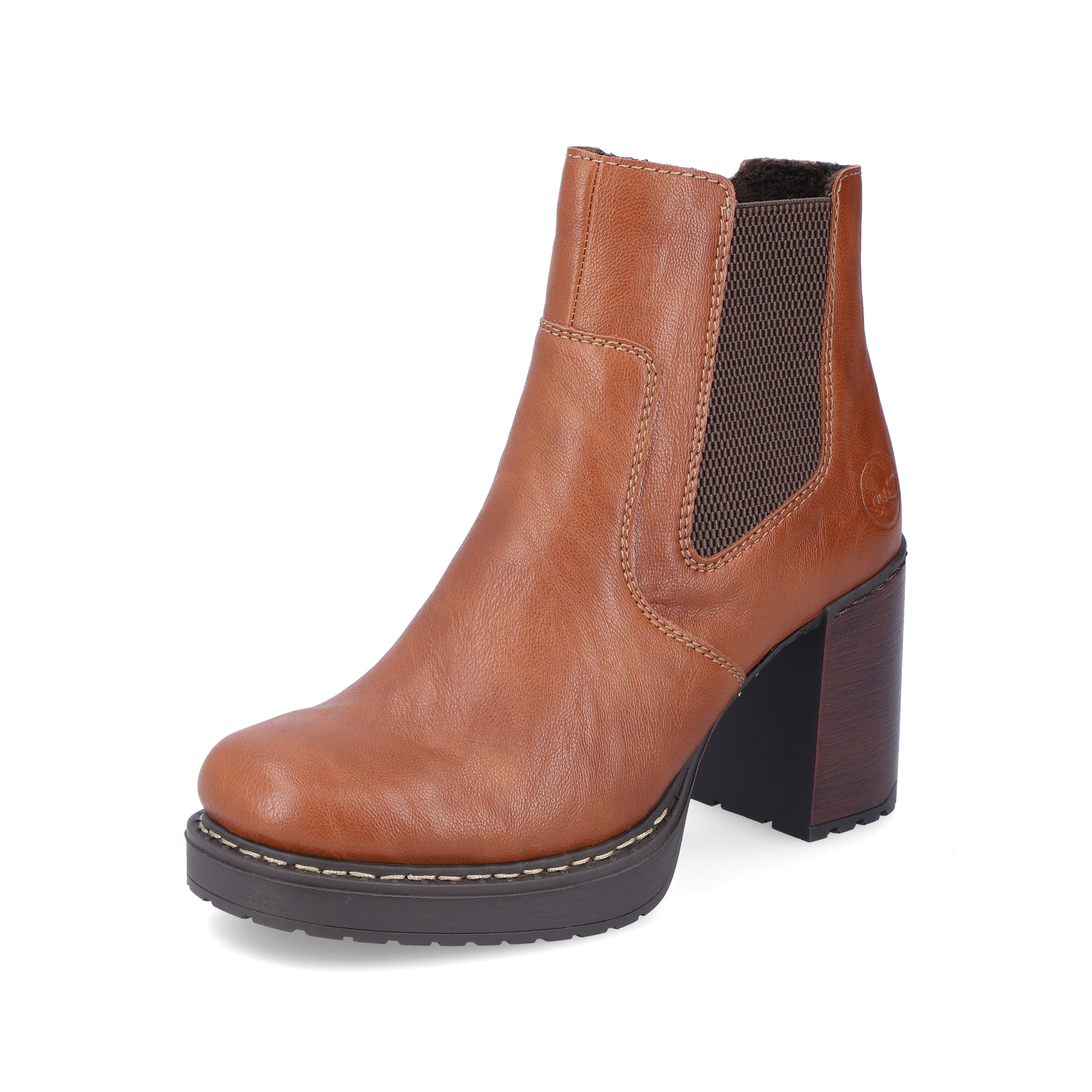Rieker Damen Stiefeletten fuchsbraun