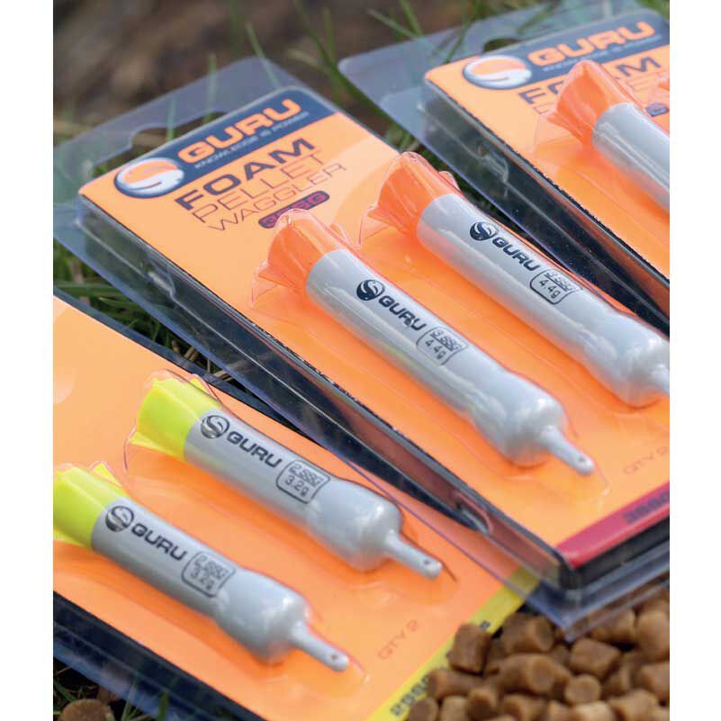 Pellet-Waggler-Schrotgarinen-Schaumstoff-Waggler (x2)