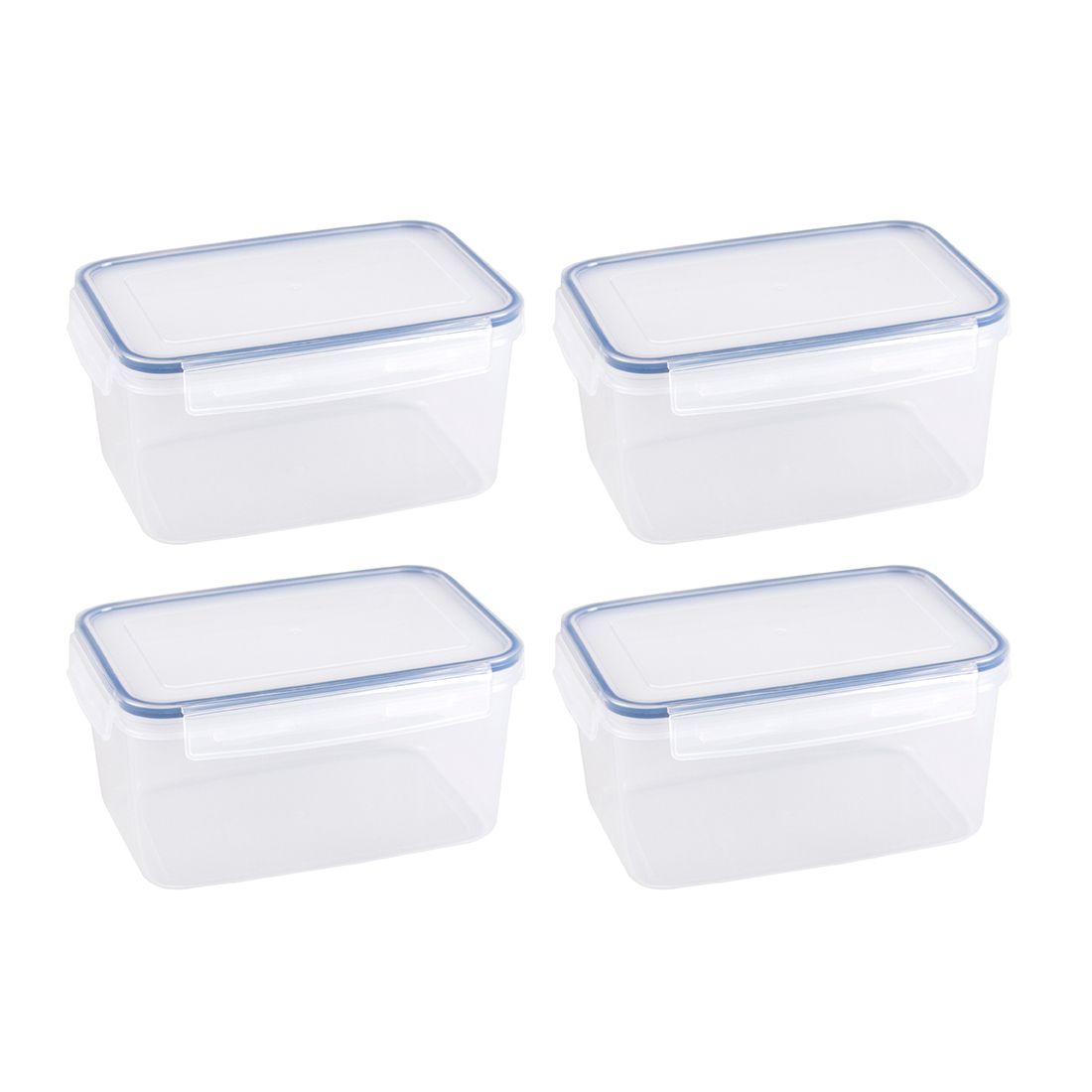 Sunware Basic 2,4 Liter 4er-Set Frischhalteboxen