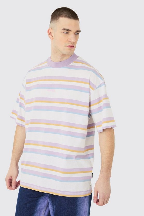 Tall gestreiftes Oversize Official T-Shirt