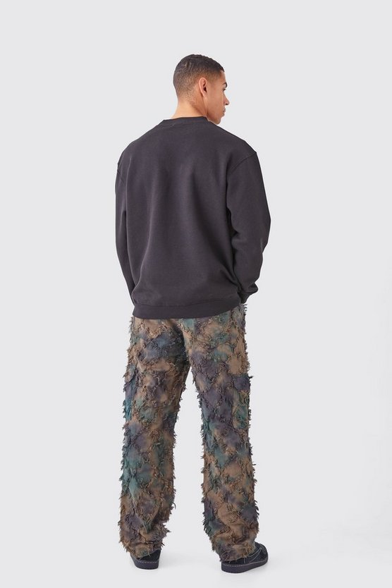 Oversize Sweatshirt mit Mcr Slogan