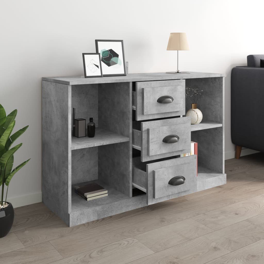vidaXL Sideboard Sideboard Betongrau 104,5x35,5x67,5 cm Holzwerkstoff (1 St)
