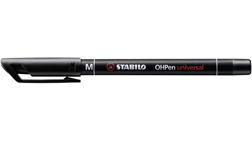 STABILO® Folienstift - STABILO OHPen universal - permanent medium - 4er Pack - grün, rot, blau, schwarz sortiert
