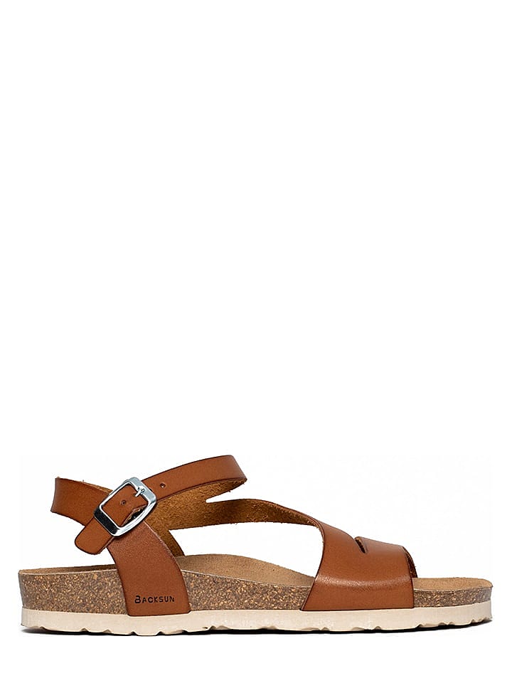 BACKSUN Sandalen in Hellbraun günstig kaufen 41