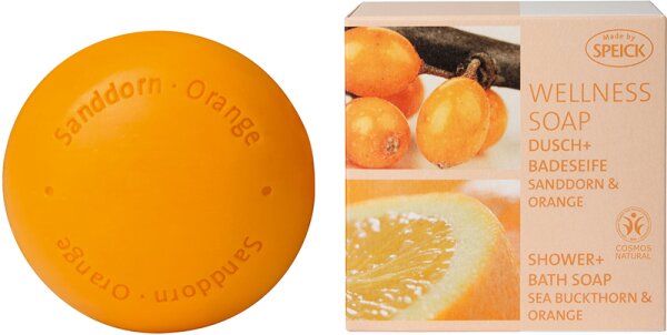Speick Naturkosmetik Made by Speick Wellness Soap Sanddorn & Orange Stückseife