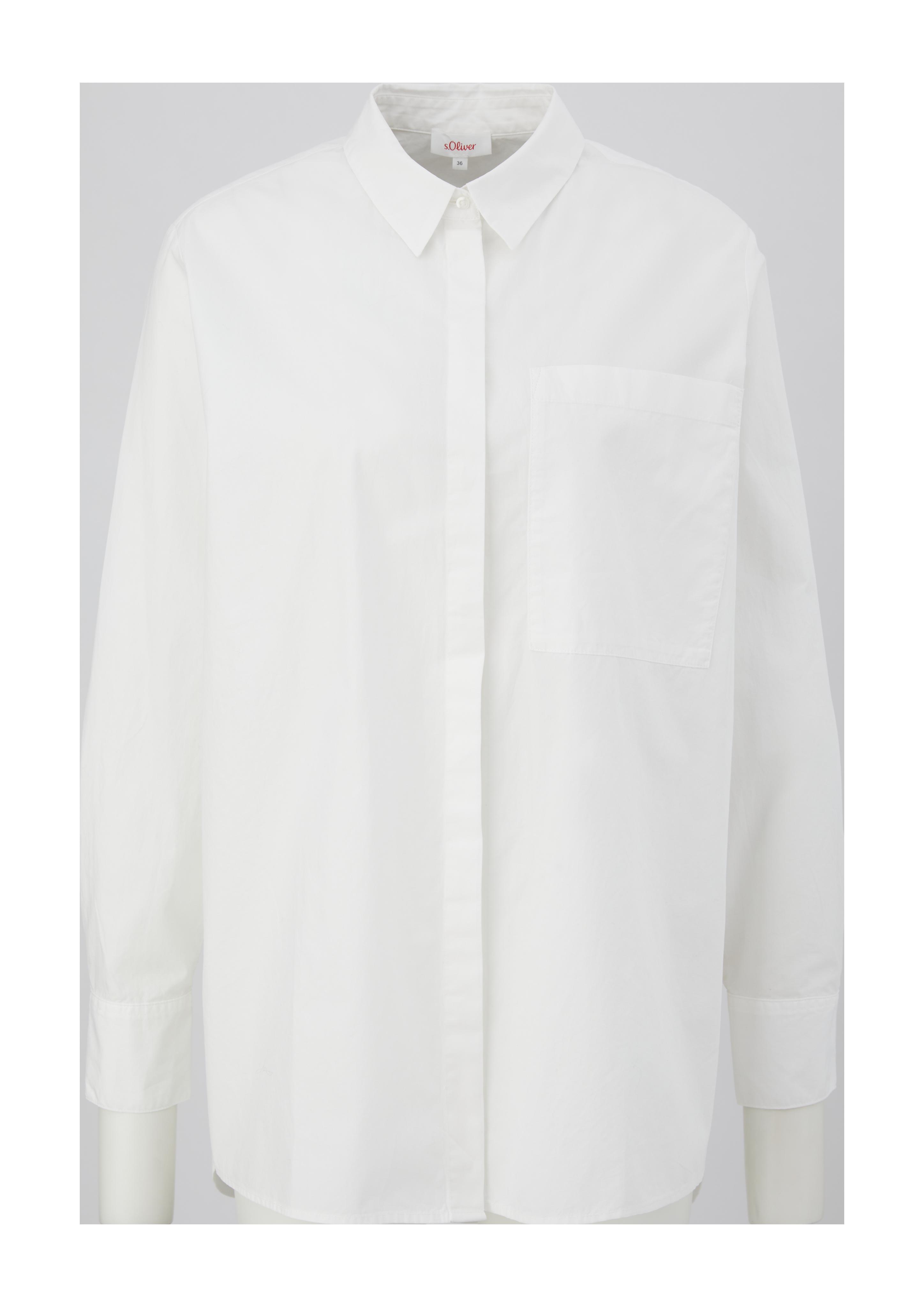 Baumwollbluse in Popeline-Qualität  2124900-0210