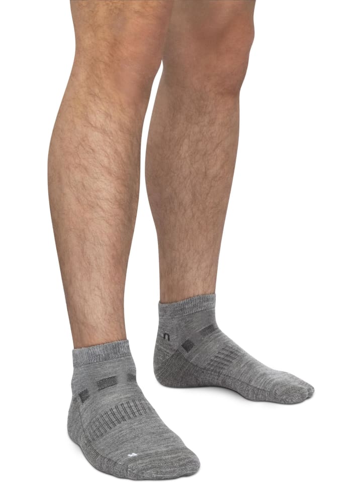 normani 2 Paar Merino-Sneakersocken Timaru in Grau günstig kaufen