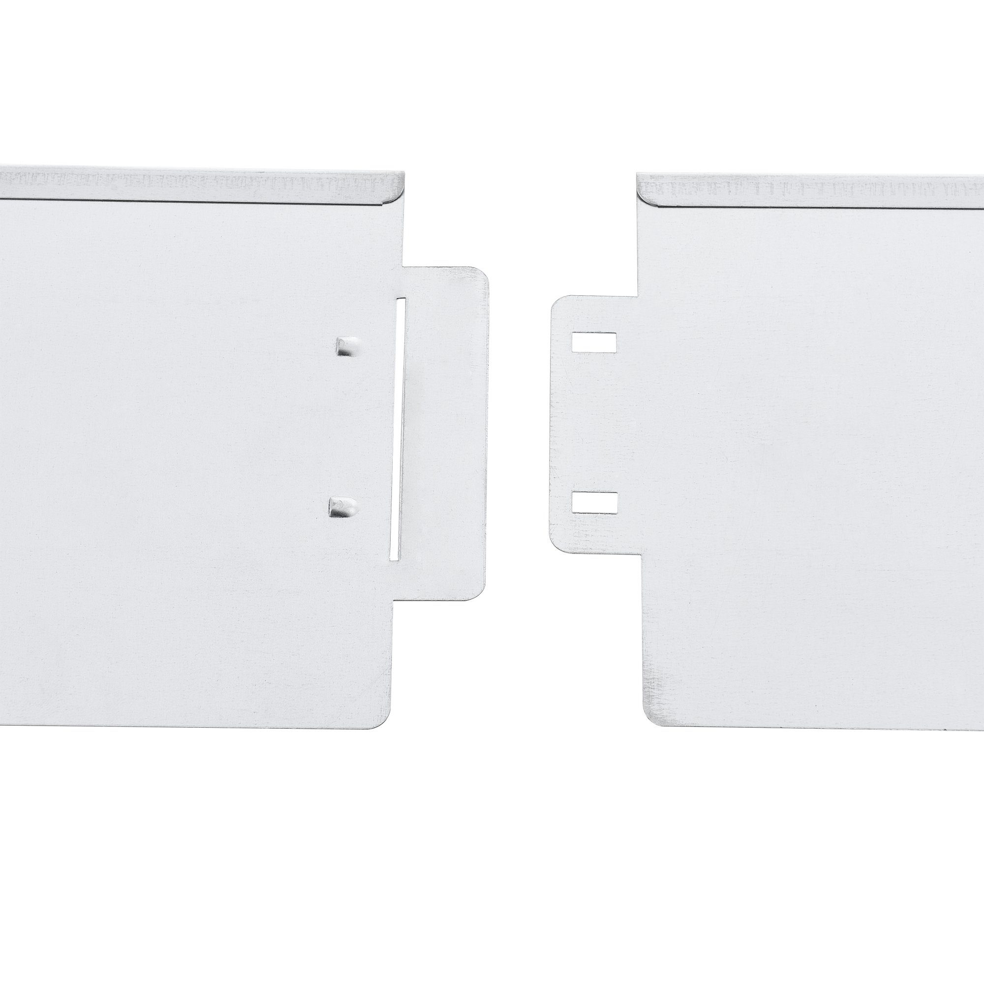 casa.pro Beetumrandung, LxH: 100x15 cm, Rasenkante Metall 5 x 100cm verzinkt Beeteinfassung Mähkante 5m
