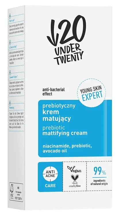 Prebiotinis matinį atkuriamasis kremas „Under Twenty“