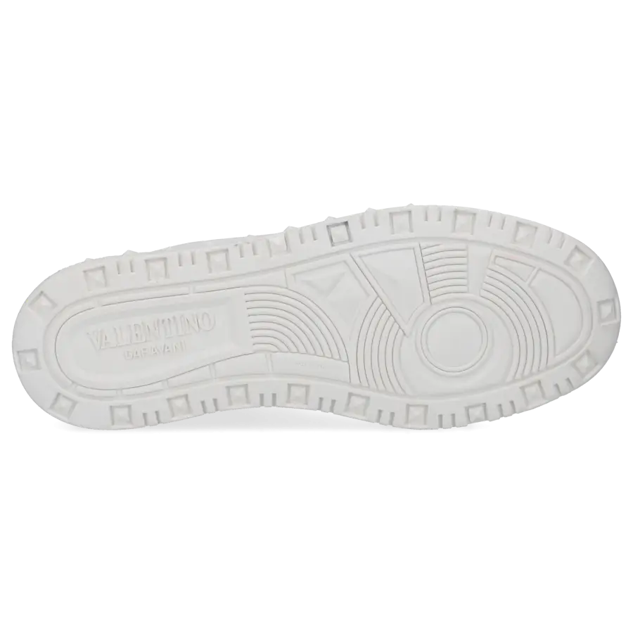 Valentino Garavani - Sneaker low FREEDOTS Kalbsleder - weiß