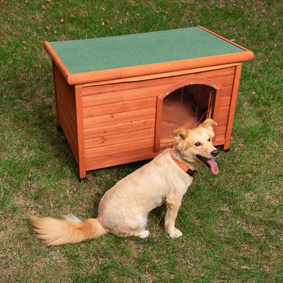 Hundehütte Woody Flachdach