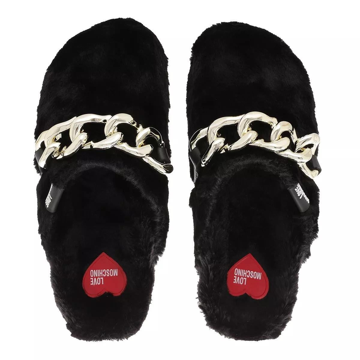 MOSCHINO Pantoletten schwarz Mule