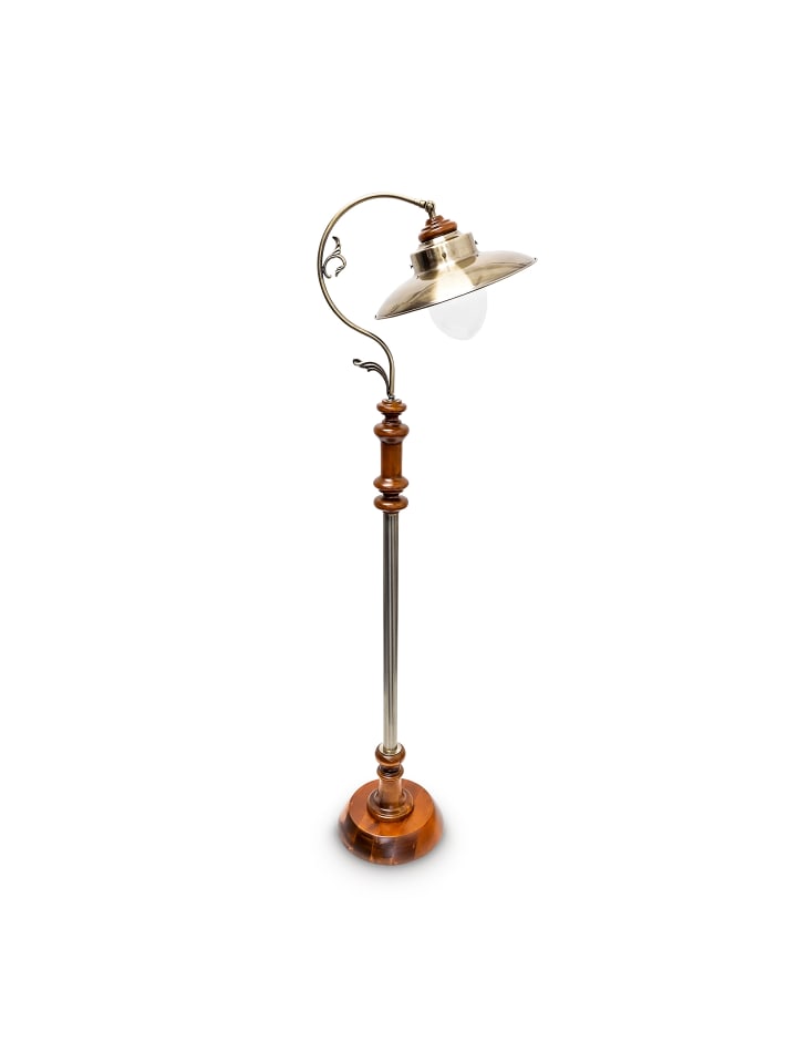 relaxdays Stehlampe in Gold/Braun günstig kaufen onesize