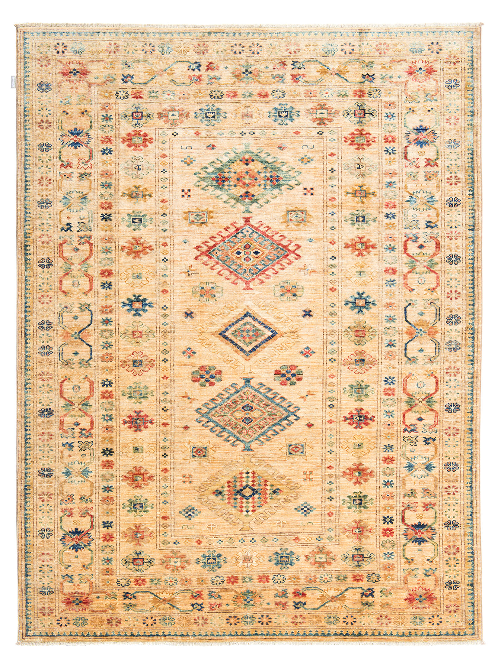 Kazak Ghazni ca. 150 x 199 cm, Unikat / Einzelstück
