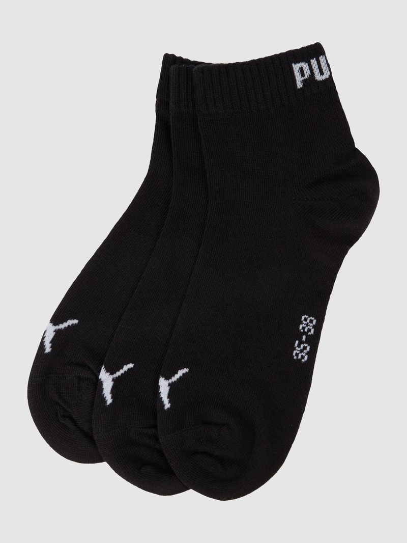 Socken im 3er-Pack in schwarz