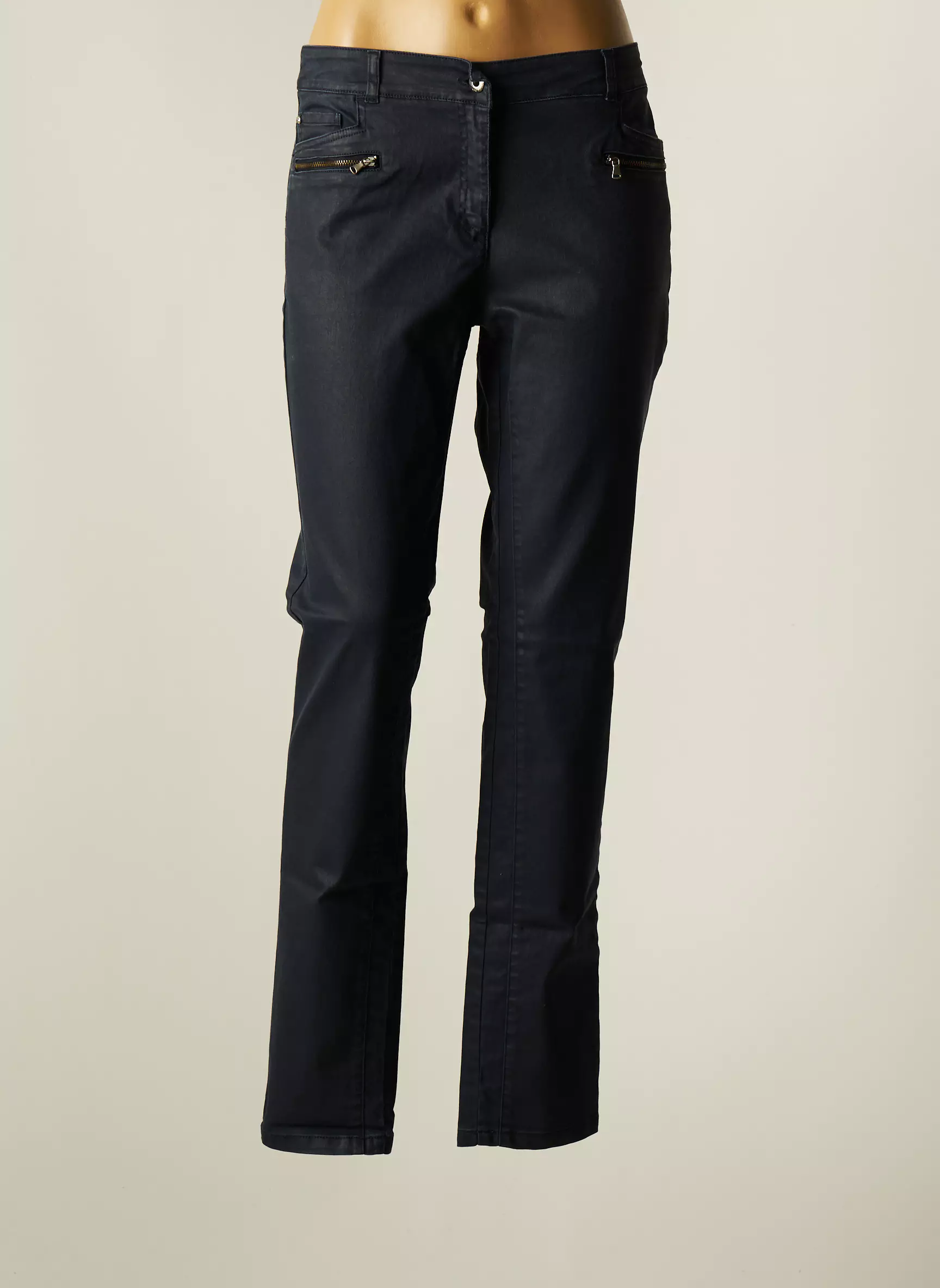 Voodoo Pantalons Slim Femme couleur bleu