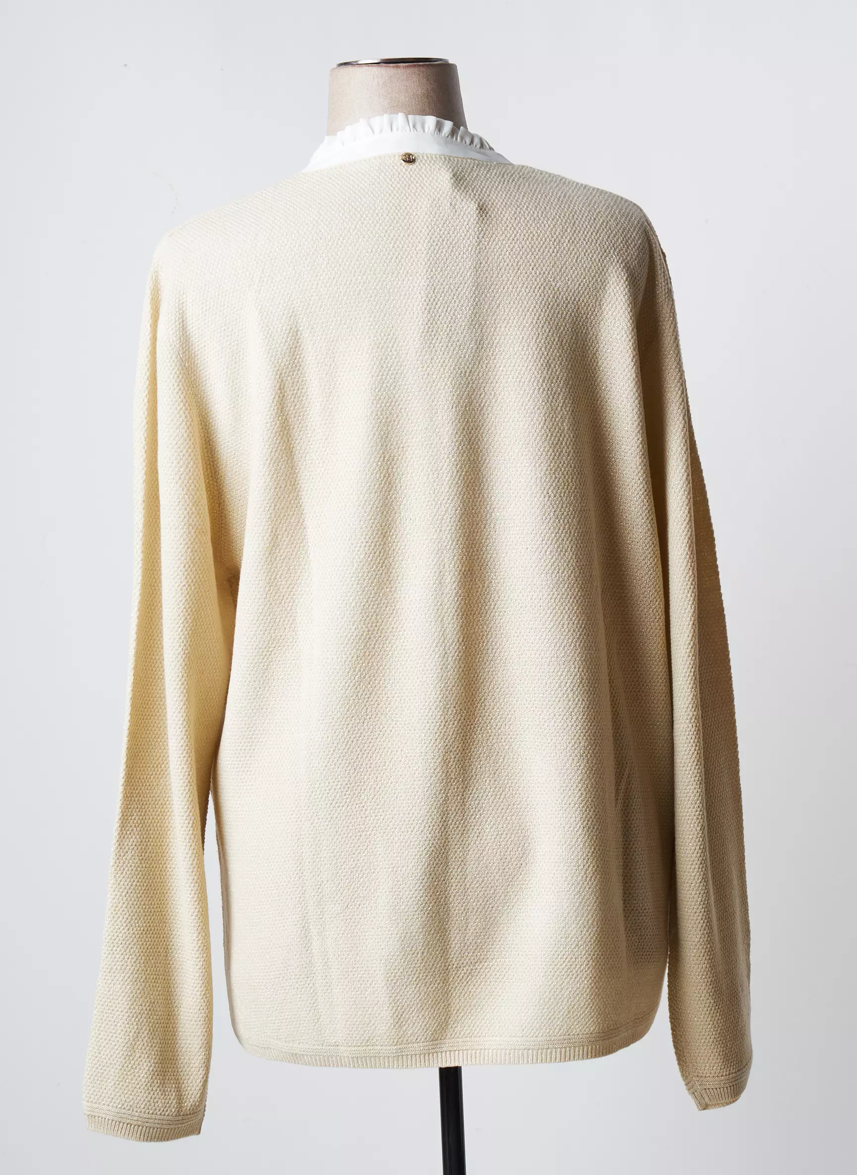 Fred Sabatier Pulls Femme couleur beige