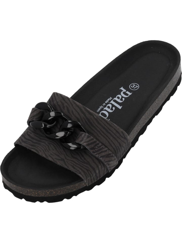 palado Pantoletten in gris osuro zebra günstig kaufen