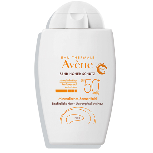 AVENE Mineralisches Sonnenfluid SPF 50  ungetönt  40 ml  Emulsion