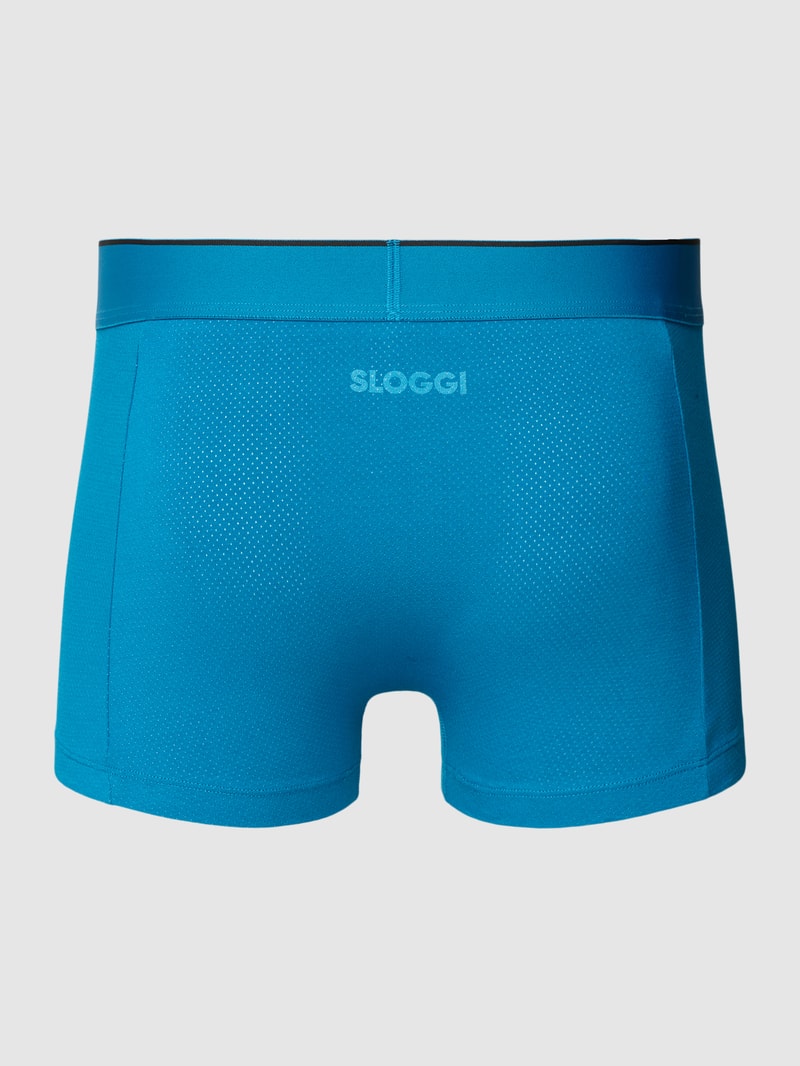 Boxershorts mit elastischem Bund in blau