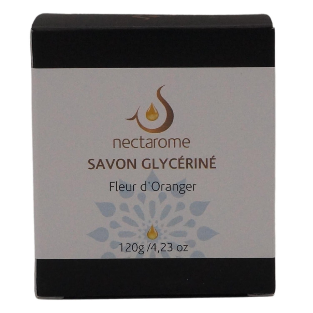 nectarome Savon glycériné à la fleur d'oranger Savon dur