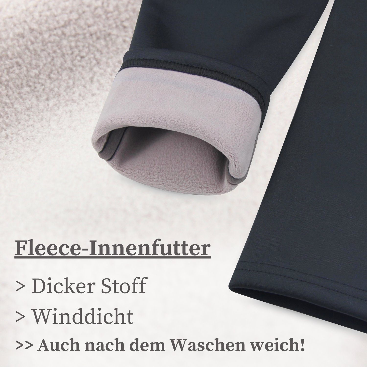 Frentree Thermoleggings Übergößen Damen mit Fleece Gefütterte Thermo Leggins Plus Size für Winter High Waist Strumpfhose Kuschelig Warm Elastisch Sport