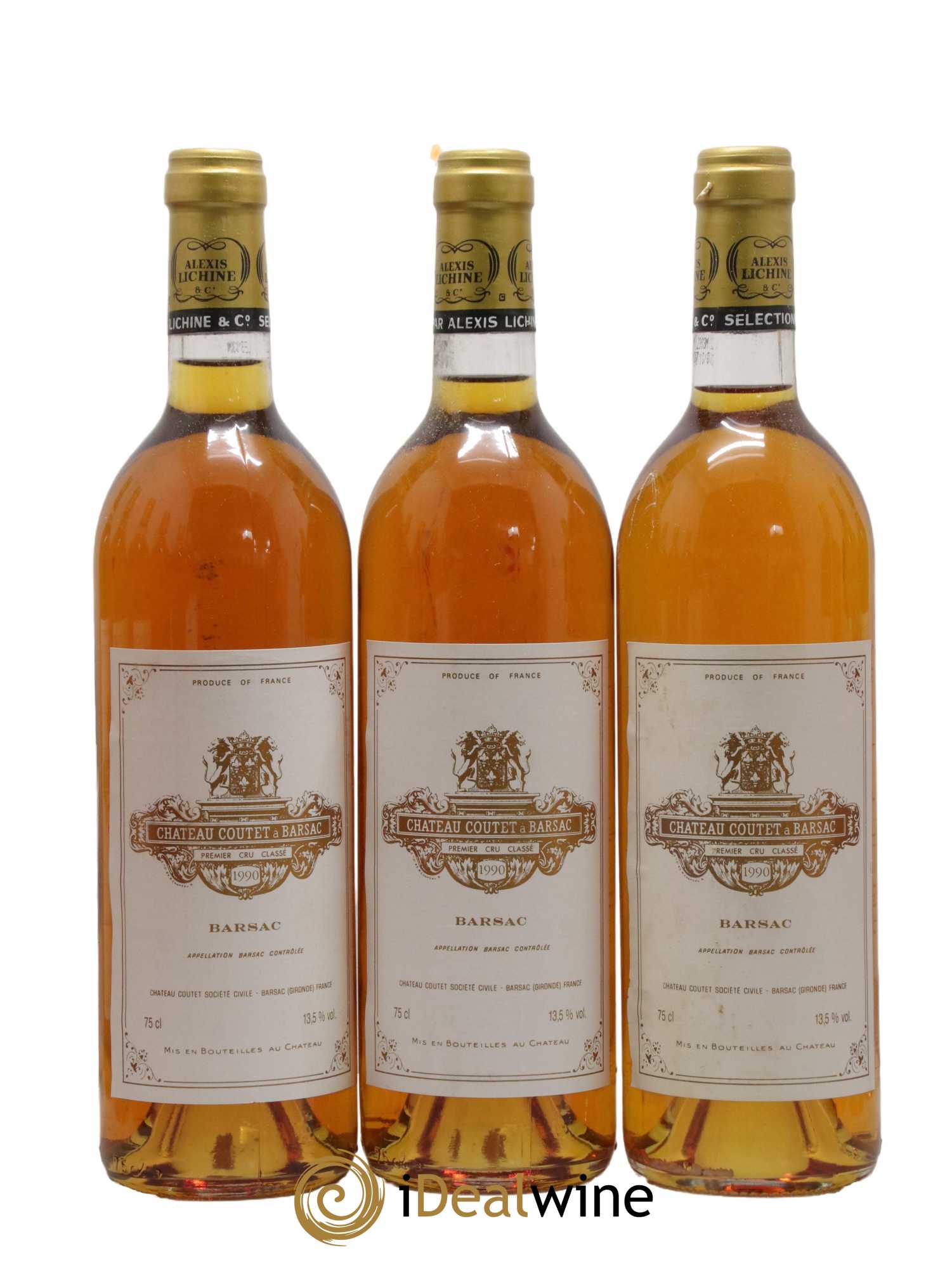 Château Coutet 1er Grand Cru Classé  1990 - Lot de 12 Bouteilles