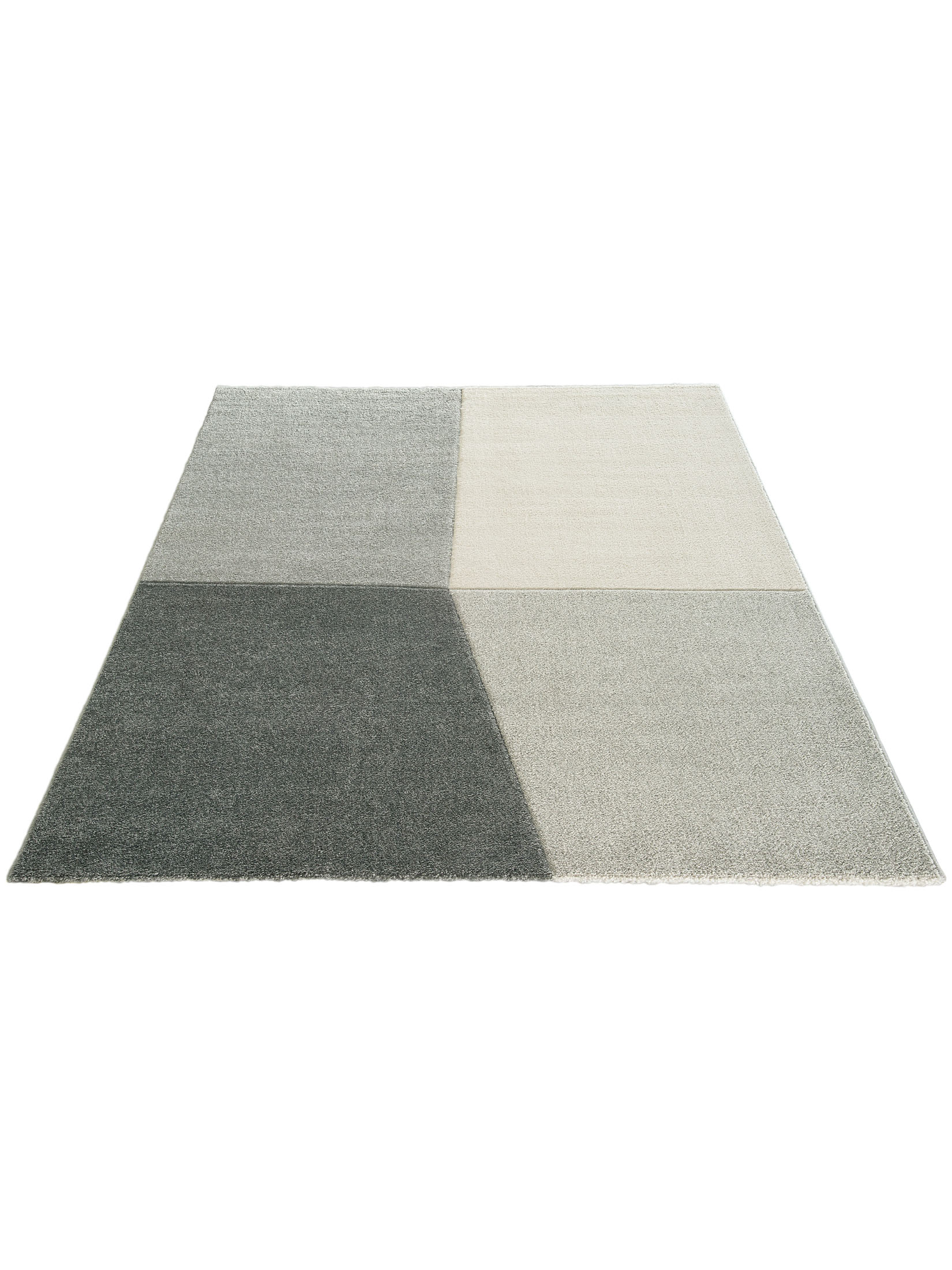 Lawndale Moderner Teppich, Grau/Silber