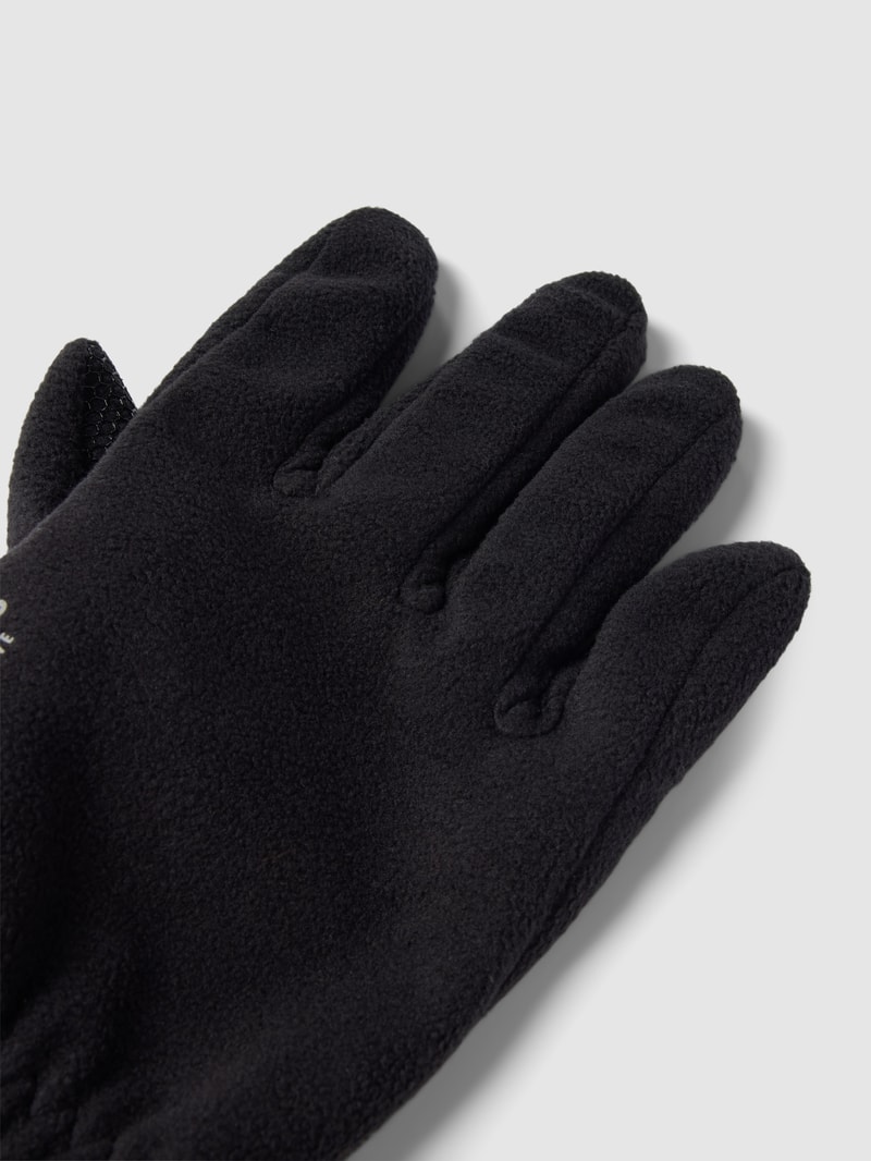 Handschuhe mit Label-Detail Modell 'STORM' in schwarz