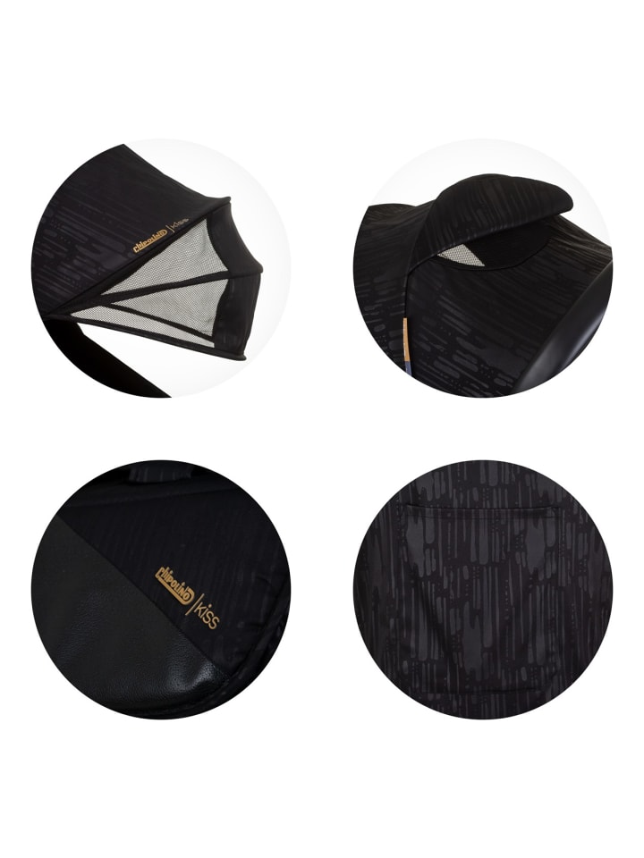 Chipolino Kinderwagen Kiss klappbar in schwarz günstig kaufen onesize