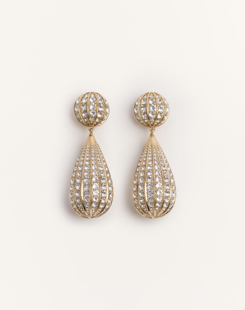 Poetique Des Gouttes oorbellen van metaal en Swarovski® kristallen