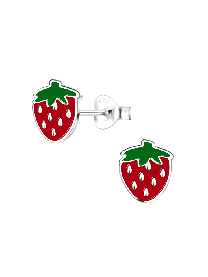 Alexander York Ohrringe, Ohrstecker ERDBEERE in 925 Sterling Silber, 2-tlg. günstig kaufen onesize