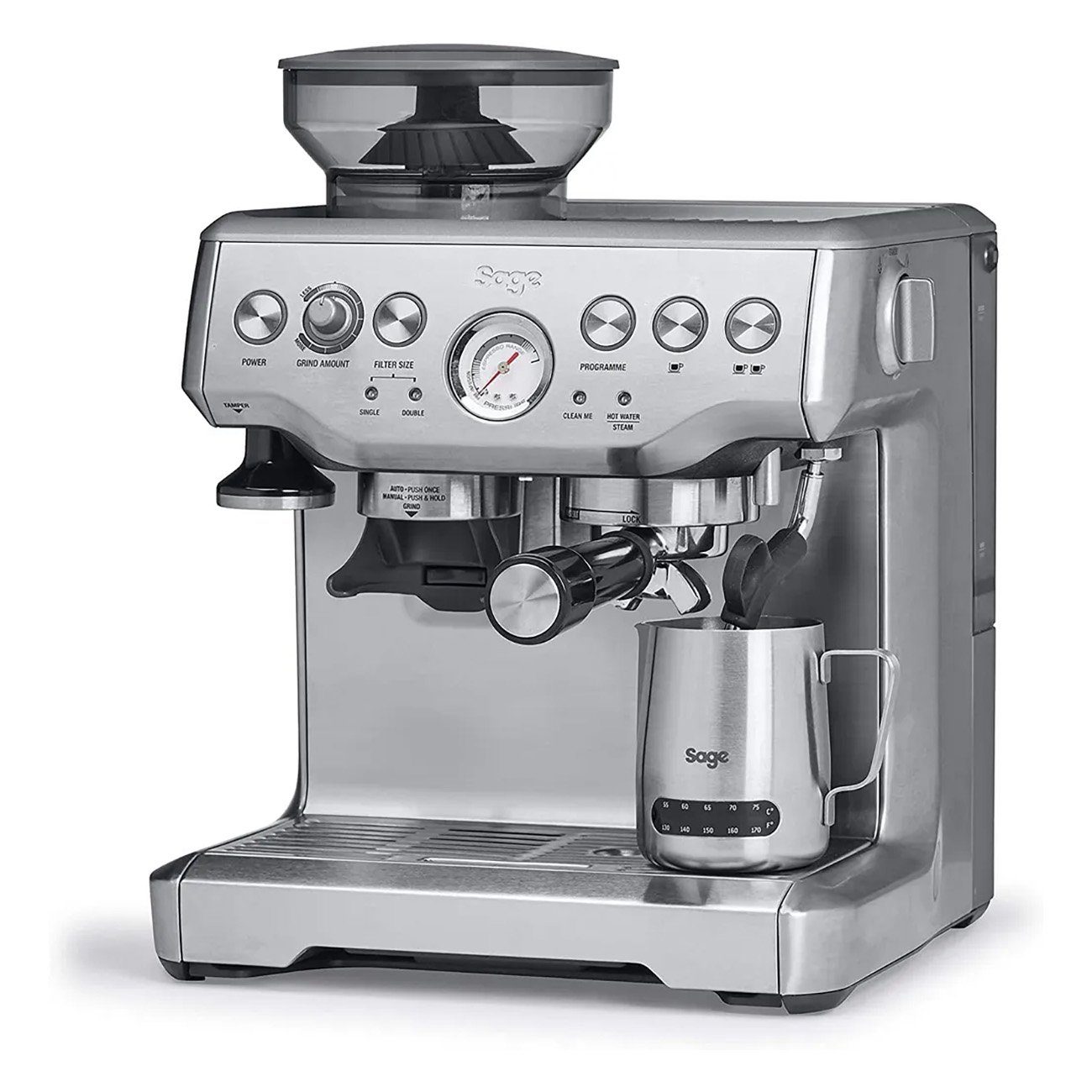 Sage Siebträgermaschine Espresso Maschine The Barista Express