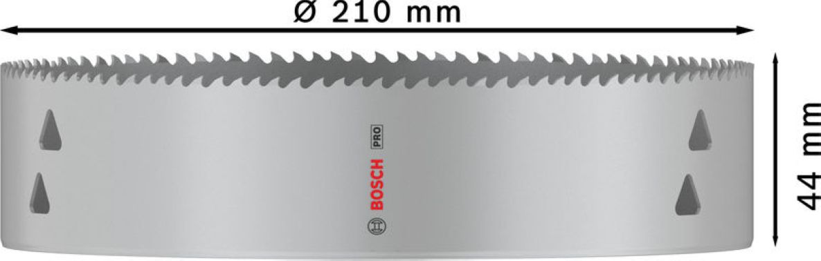 Bosch Blue Accessories 2608901547 PRO Multi Material hole saw 210 mm with thread