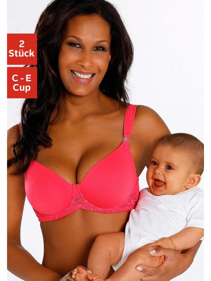 PETITE FLEUR Still-BH in pink weiß günstig kaufen