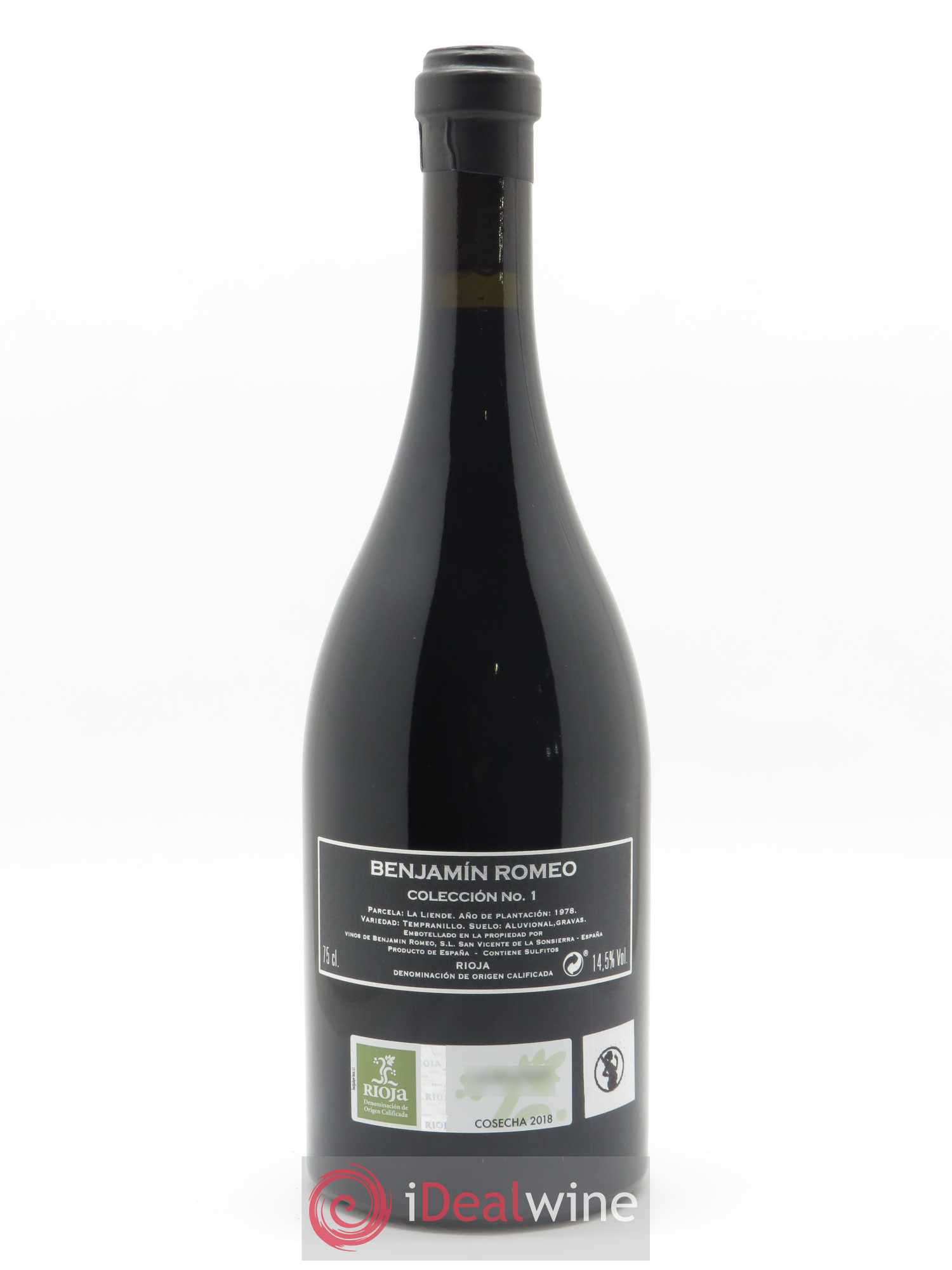 Rioja DOCa Bodega Contador Collection n°1 La Liende Benjamin Romeo  2018 - Lot de 1 Bouteille
